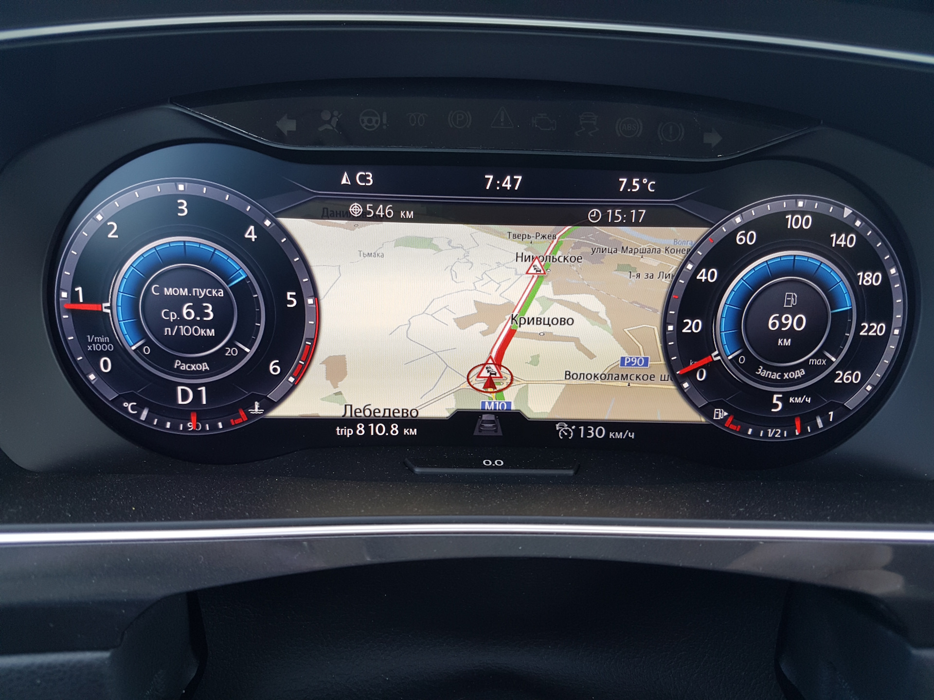 Active Info Display VW Tiguan 2017
